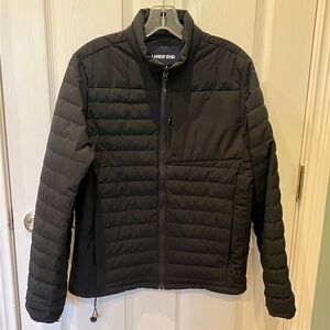Lands' End Men's Black Puffer Jacket